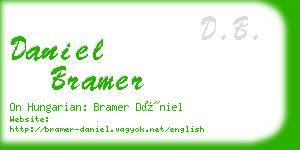 daniel bramer business card